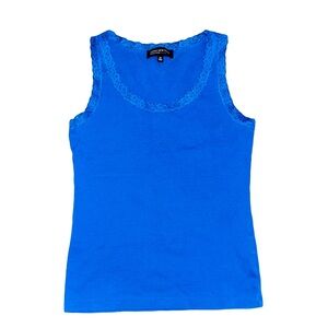 NWOT JONES NEW YORK 90’S ELECTRIC BLUE TANKTOP // SIZE PETITE SMALL💙